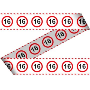 Afzetlint 16 jaar verjaardag
