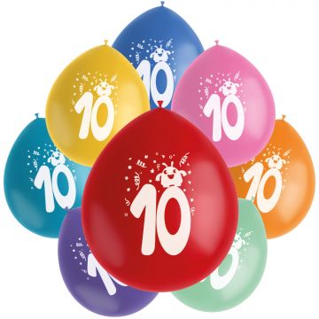 Ballon 10 jaar verjaardag