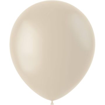 Ballon Cream zand, 50 stuks