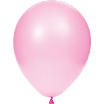 Ballon licht roze metallic