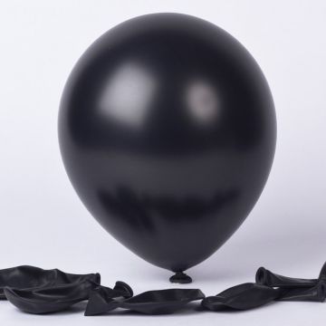 Ballon zwart metallic