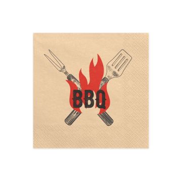BBQ Servetten, 20st