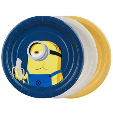 Minions Gebaksbordjes, 6 stuks