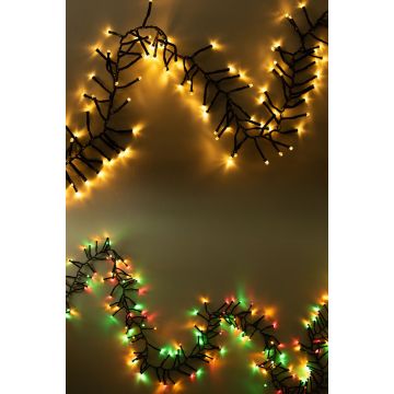 Clusterverlichting Rood-Geel-Groen carnaval kerst