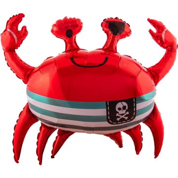folieballon krab piraat