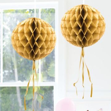 Honeycomb goud 30cm