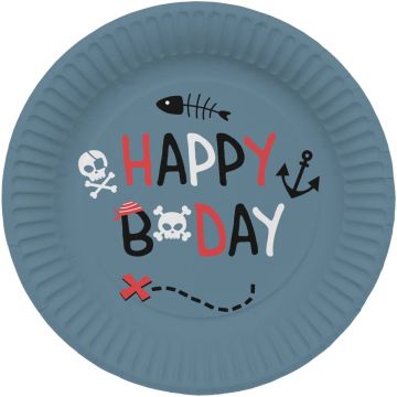 bordjes piratenfeestje – verjaardag decoratie