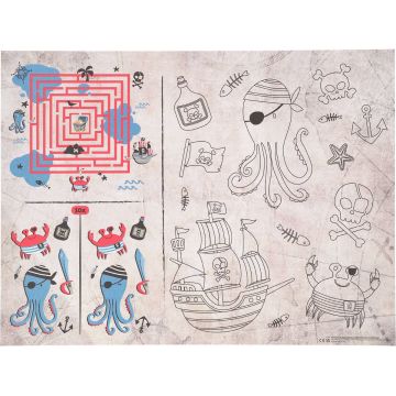 Placemats piratenfeestje, 6x