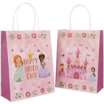 Prinses geschenk tasje, 6 st
