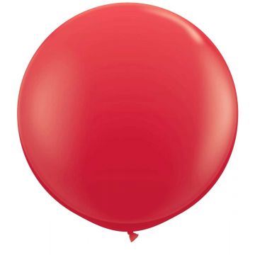 Reuze ballon 90 cm rood