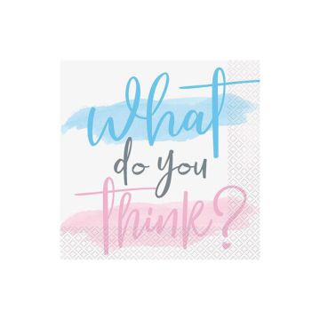 Gender reveal servetten What do you think?