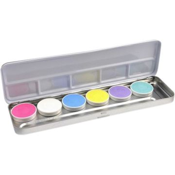 Superstar aqua schmink pastel 6 kleuren