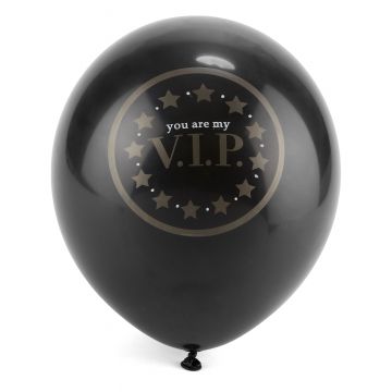 VIP ballonnen zwart. 