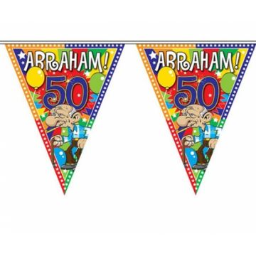 Vlaggenlijn abraham 50 jaar