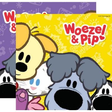 Woezel en Pip servetten