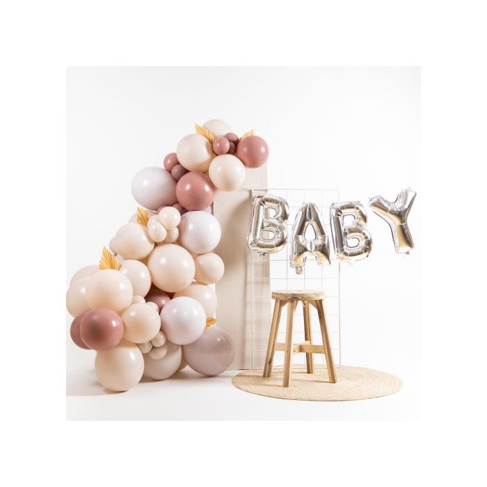 Ballon oud roze, 50 st