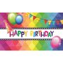 Vlag Happy birthday gevelvlag